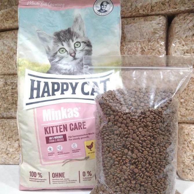 Makanan Kucing Happy Cat Minkas Kitten Care 1kg Repack HappyCat Kitten