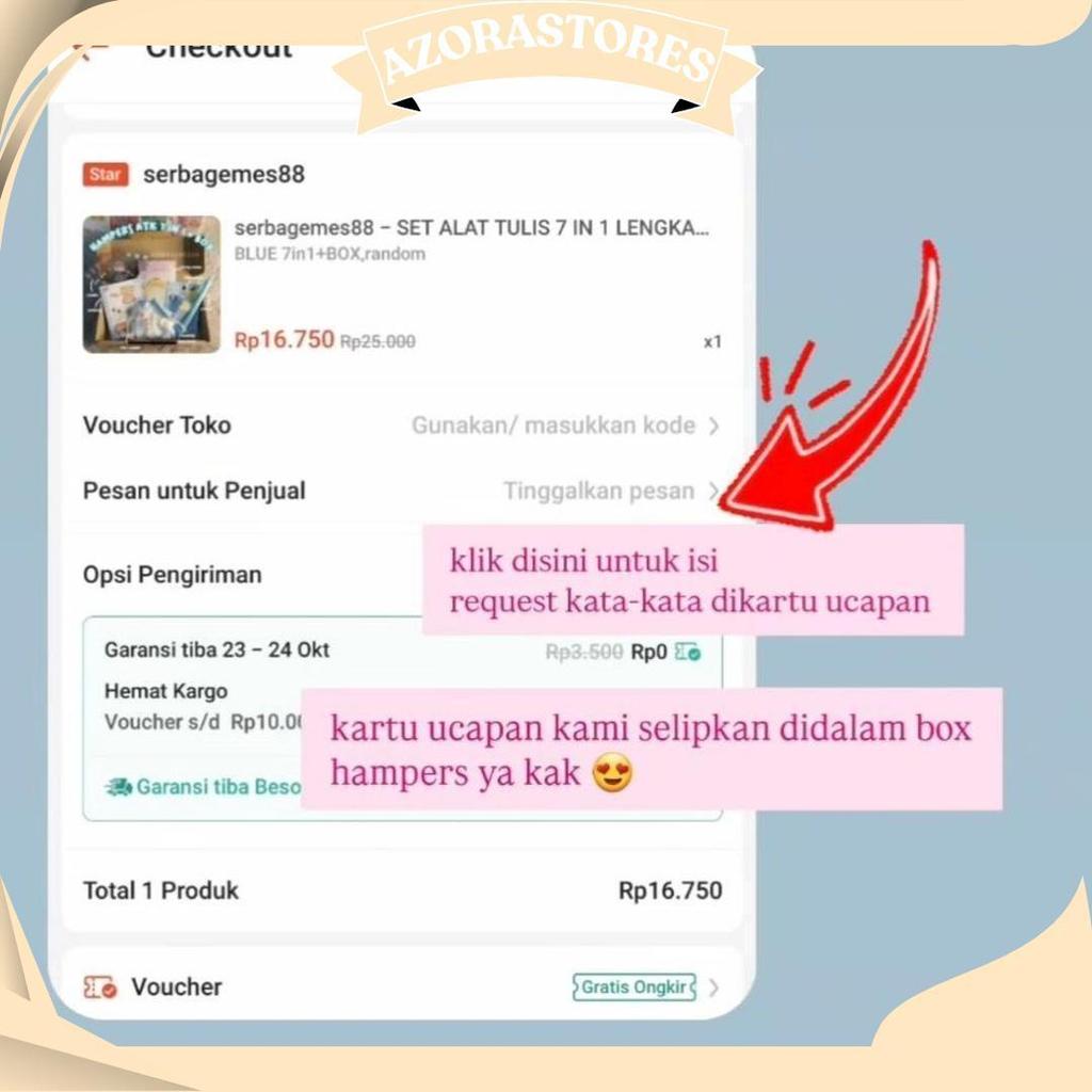 serbagemes88 - ALAT TULIS SET 12 IN 1 LENGKAP / STATIONERY UNTUK  PERLENGKAPAN ALAT TULIS / PAKET SO
