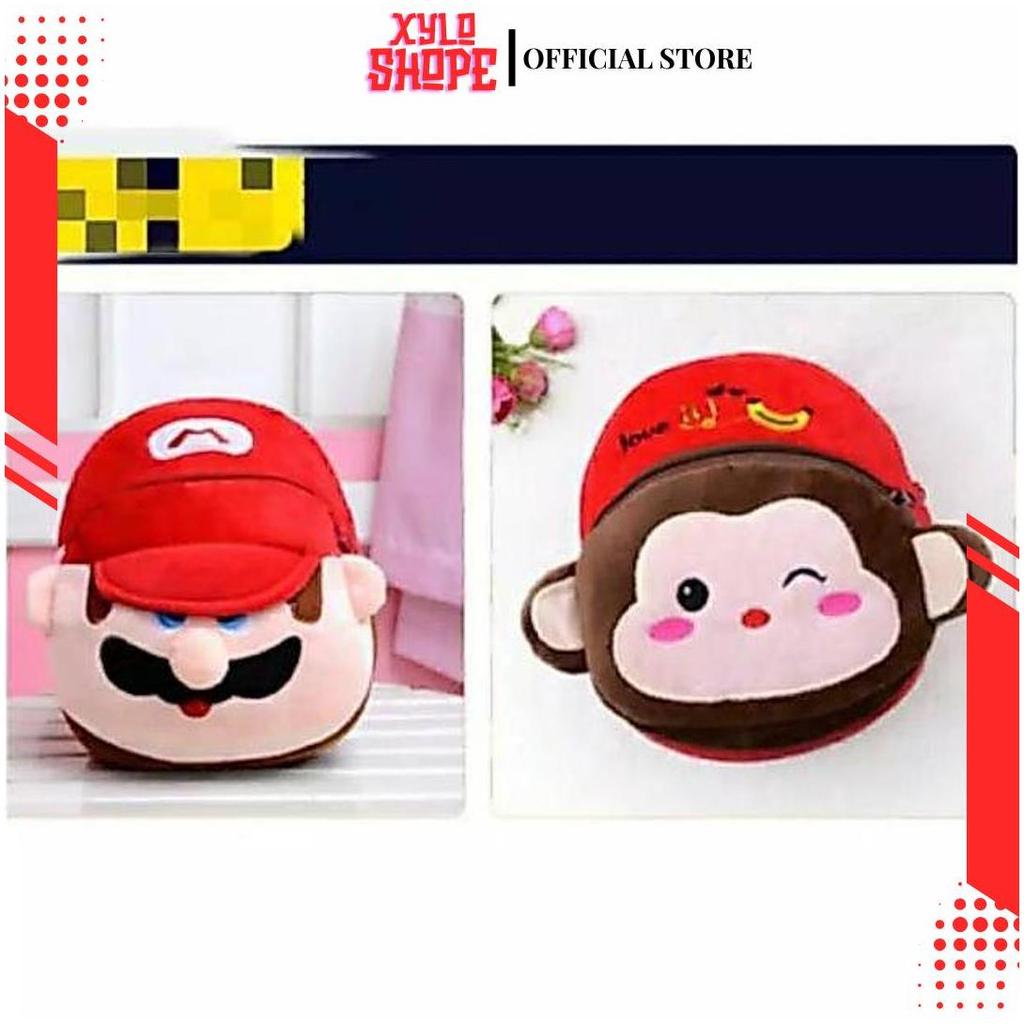 1234OS - Tas Ransel Anak Karakter Aneka Motif Backpack Import. GD Ori