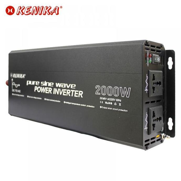 KENIKA PURE SINE WAVE 2000W 48V DC-220V AC POWER INVERTER PSW-2000-48