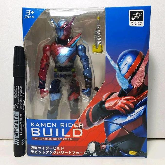mainan action figure shf kamen rider build rabbit tank form tinggi sekitar 6 inch Recast bandai lege