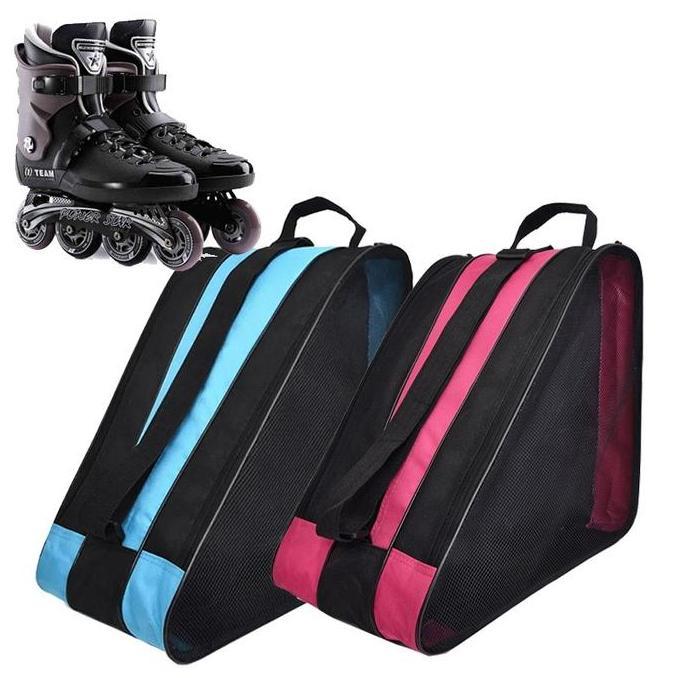 EYAMUY Tas Sepatu Roda Anak Kualitas Tinggi Tas Inline Skate Anak Bahan Kain Oxford Tas Sepatu Roda 