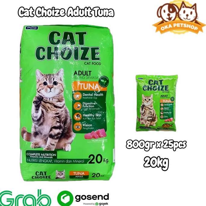 Makanan Kucing Cat Choize 20kg Gojek/Grab,Makanan Kucing Murah 20kg