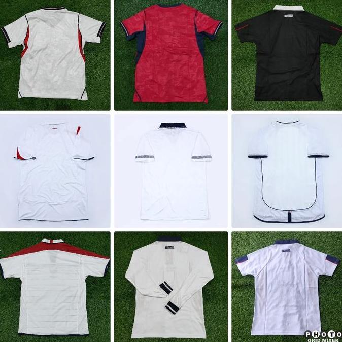 DOKUGAMIN RETRO INGGRIS HOME AWAY JERSEY BAJU BOLA PIALA DUNIA EROPA 2022 2024 2026 GRADE ORI JUMBO 