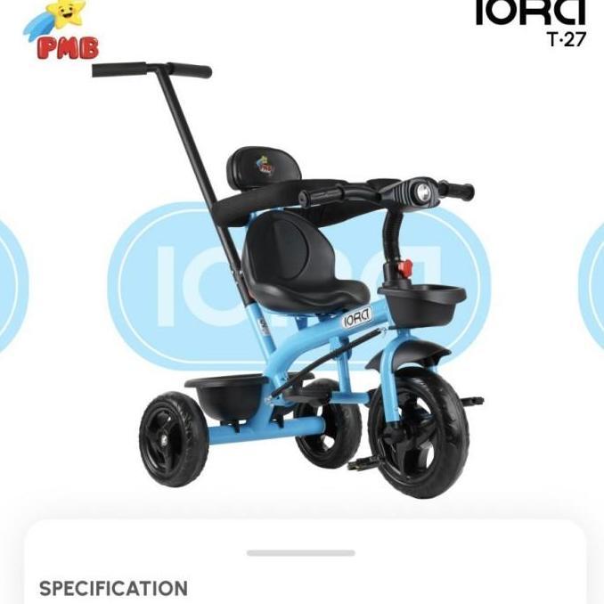 Promo Sepeda Roda Tiga PMB IORA TC-06 TC06 Sepeda Anak Roda 3 Tricycle Diskon