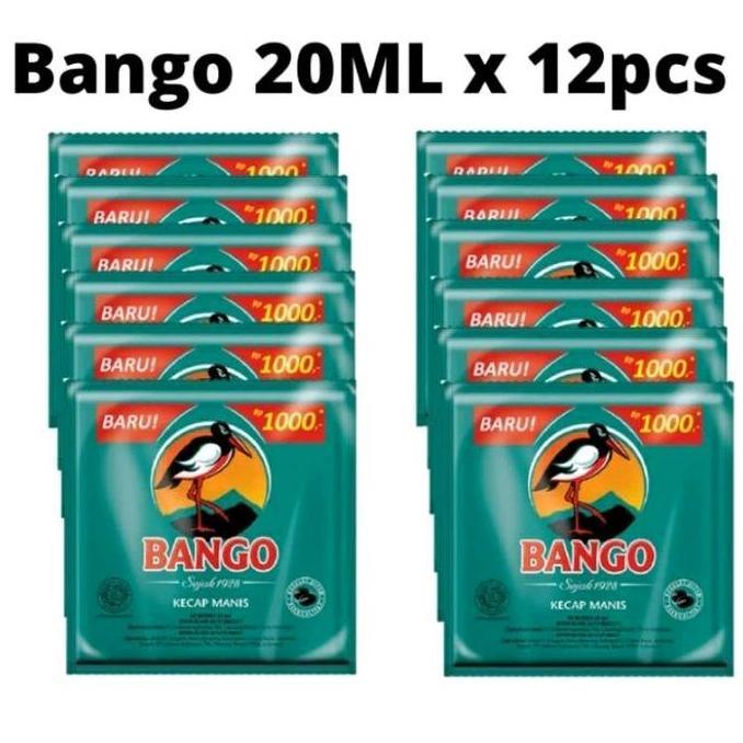 Pilihan - Bango Kecap Manis Renceng Kemasan 12 Sachet - Saus Pedas - Saos Sauce