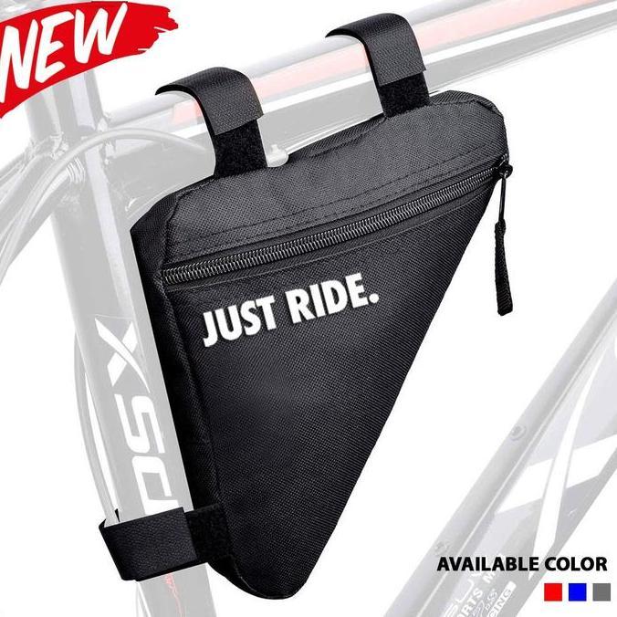 Best Seller Tas Sepeda Just Ride Sepeda Lipat, BMX, Gunung, Pixie Top Tas Segitiga Frame Anti Air MU
