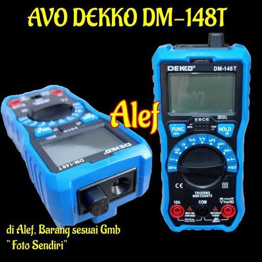 Avometer Digital Dekko Dm148C Avo Meter Dm 148C Auto Terbaru 
