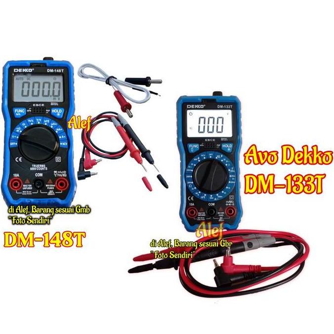 Avometer Digital Dekko Dm148T Dm133T Dm 133T Auto Dm 148T Avo Meter Terbaru 