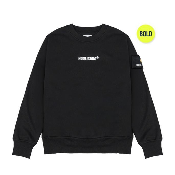 ORIGINAL HOOLIGANS SWEATER CREWNECK BOLD SCOTT NP BLACK