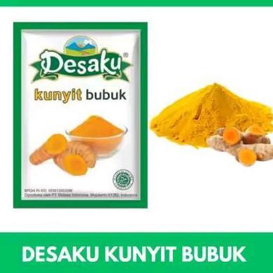 Pilihan - Kunyit Bubuk Murni Desaku Kemasan Renceng 12 Sachet Serbuk Spices Bawang Powder Instan Her