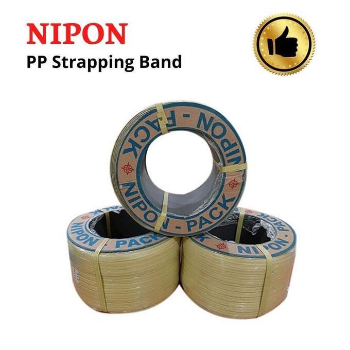 Box- Strapping Band Pp Nipon 12Mm 15Mm Tali Packing Rna Kuning 7Kg