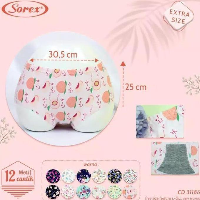 Visio- Sorex Cd Seamless Motif Extra Size 31186 Seamless Jumbo Panties