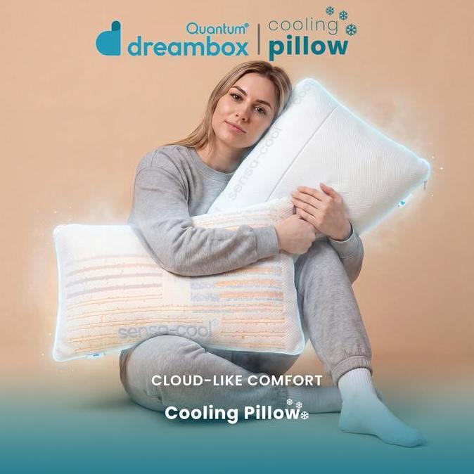 Quantum Dreambox Cooling Pillow / Bantal Dingin / Dual Comfort