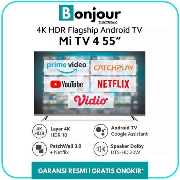 Bestseller- TV ANDROID XIOMI 55 INCH PROMO MURAH XIOMI ANDROID 55 MI TV 4 55 UHD