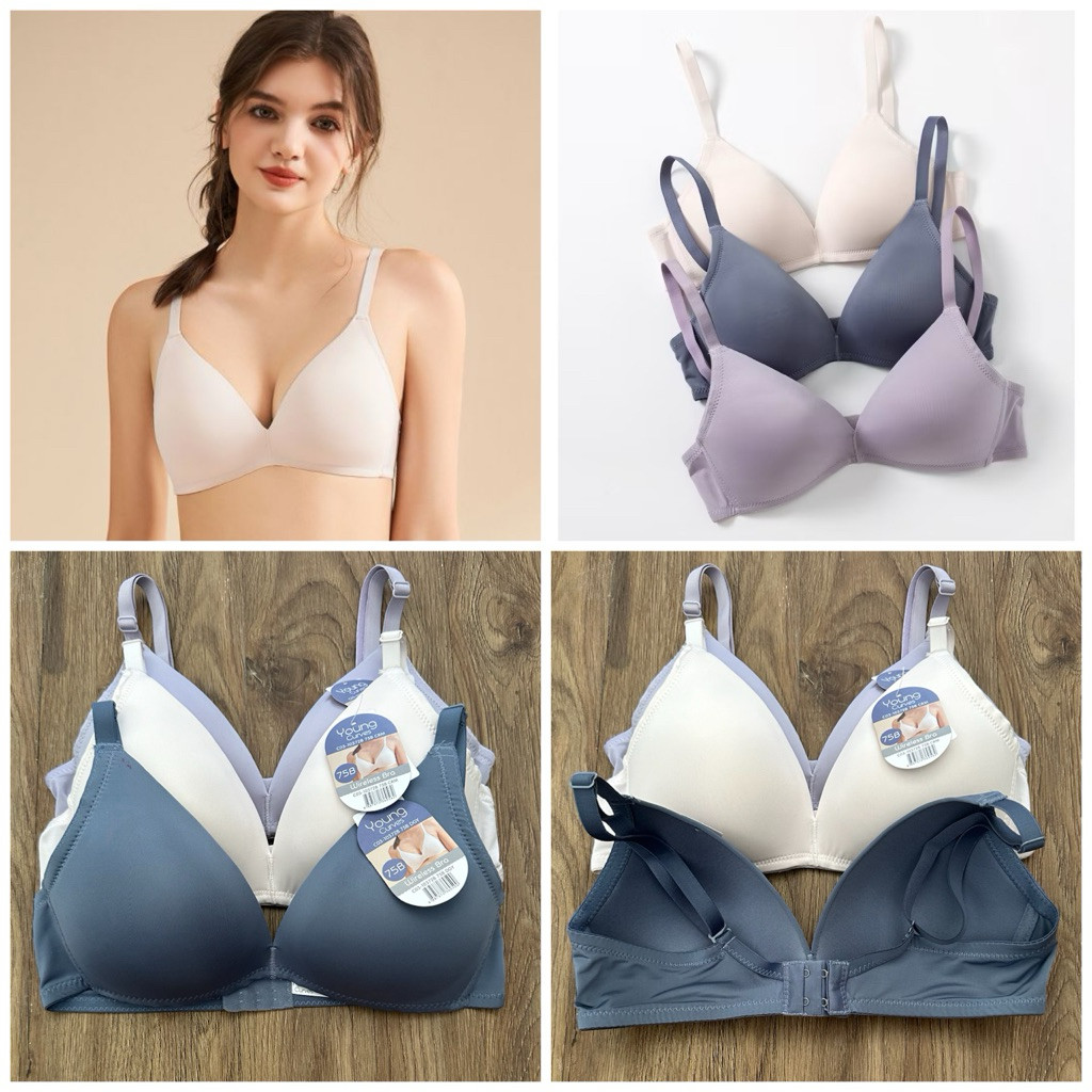 Young curves bra tanpa kawat C03-10372 wireless branded sale