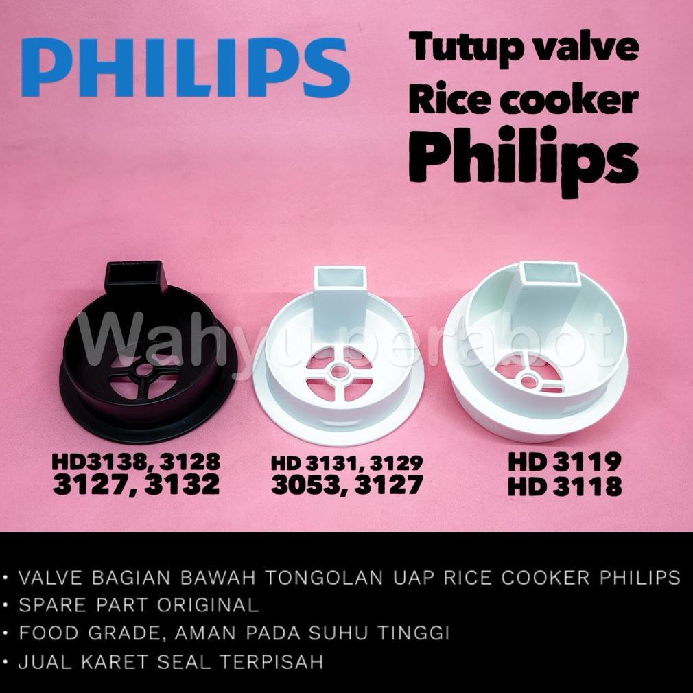 New Sale Valve Philips Uap Rice Cooker / Tutup Valve Uap Philips HD3118 HD3119 HD3129 HD3131 HD3053 