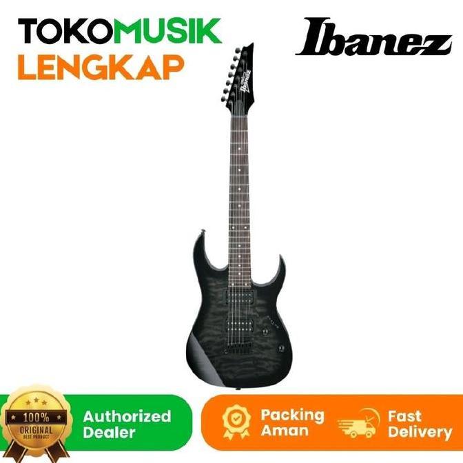 Ready Gitar Ibanez GRG7221QA TKS Guitar Electric Ibanez Gio GRG 7221 QA TKS 7String Non Cod