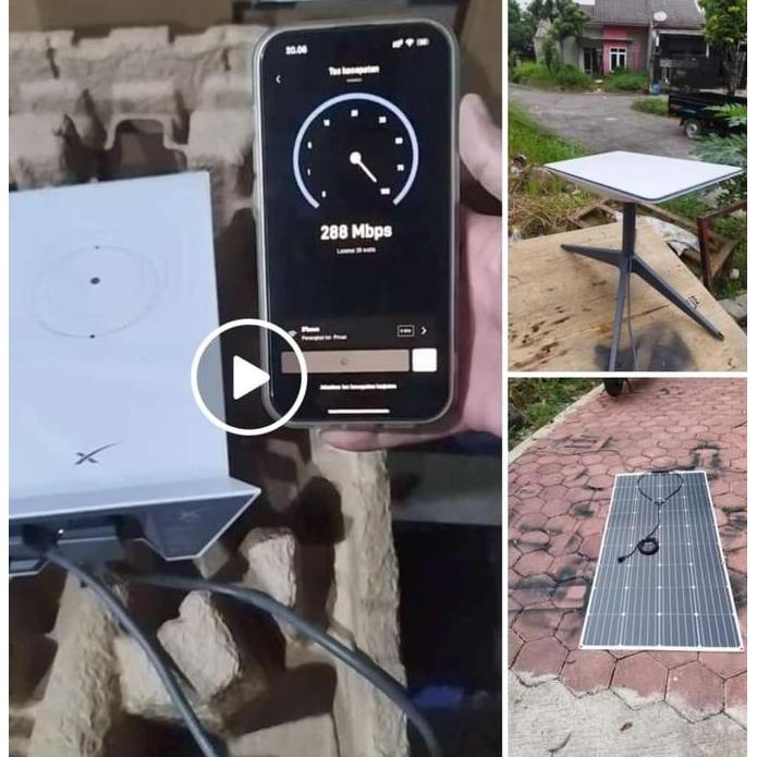 PROMO Starlink kit Satelit Antena Internet Wifi 300Mbps + Paket Data Internet VOCHER