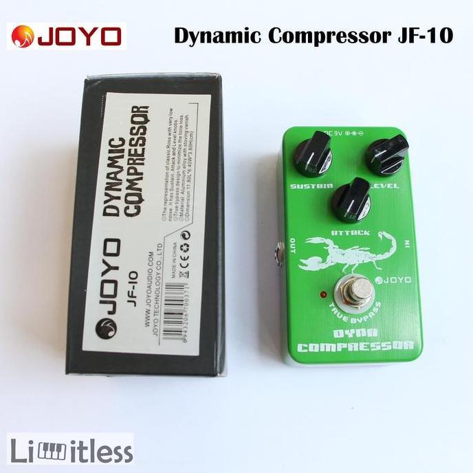 Ready Efek Gitar Joyo Dynamic Compressor JF-10 JF10 JF 10 Original Non Cod