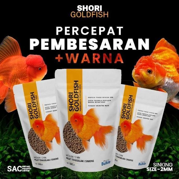 PAKAN PREMIUM IKAN KOKI PELET IKAN KOKI SHORI UNTUK BULKIE DAN WARNA