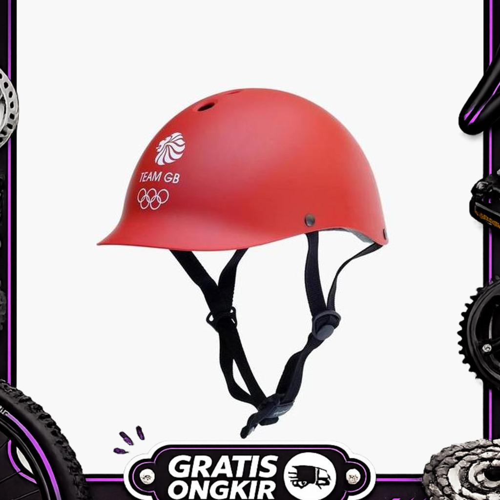 Helm Sepeda - Dashel Helmet - Red Olympic Edition