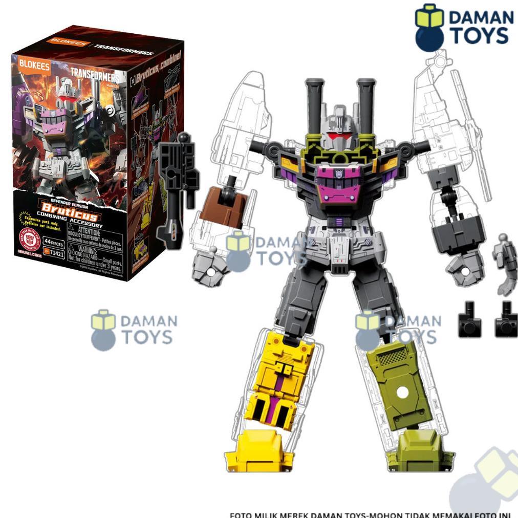 Blokees Transformers (hanya part)Defender Version Bruticus Kits Combining Accessory