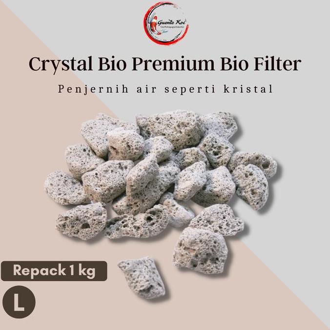 Premium Bio Filter - Media Filter Biologi Crystal Bio Repack 1 kg