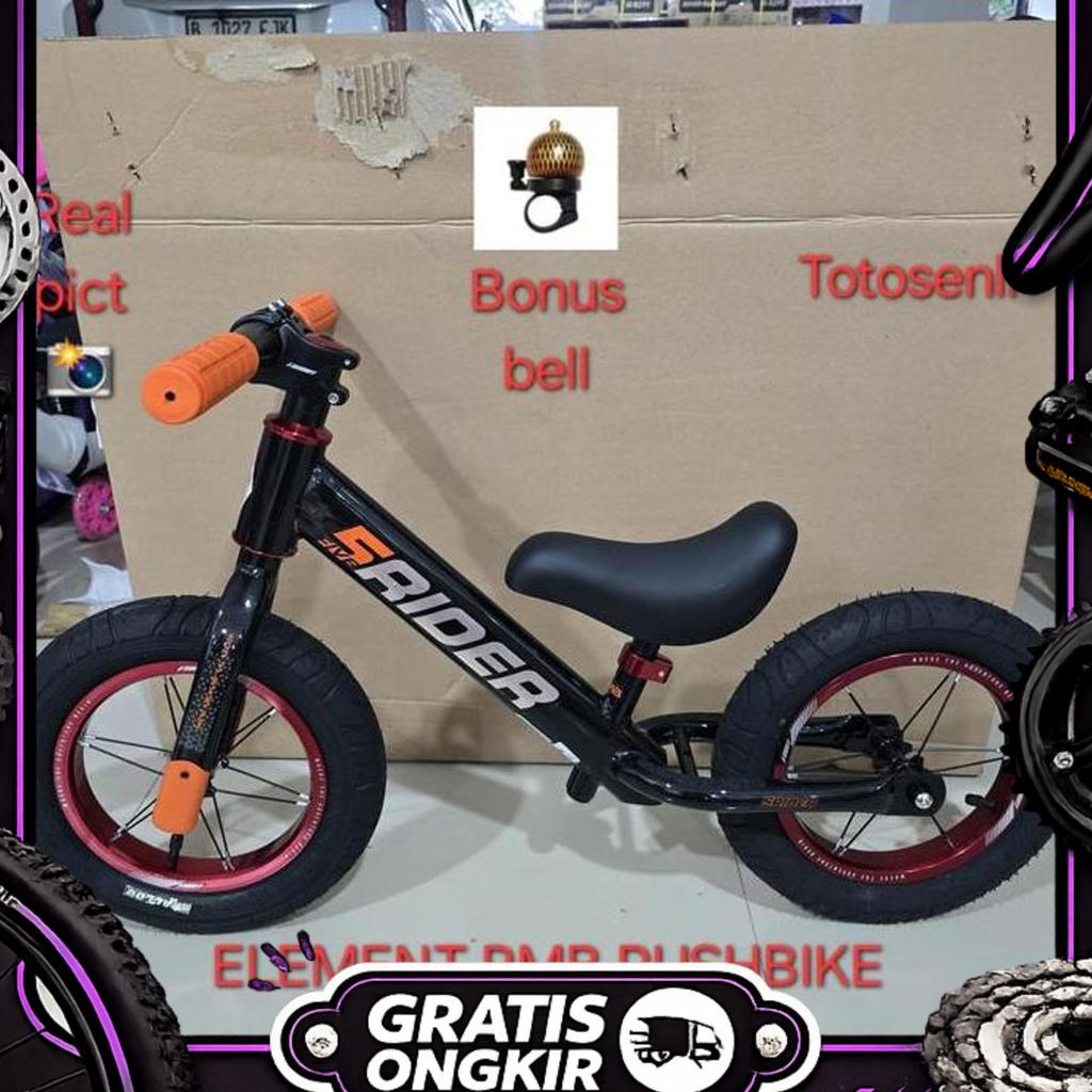 Pushbike 5Rider Air Rfr  Rmb By Element Pushbike Bonus Bell