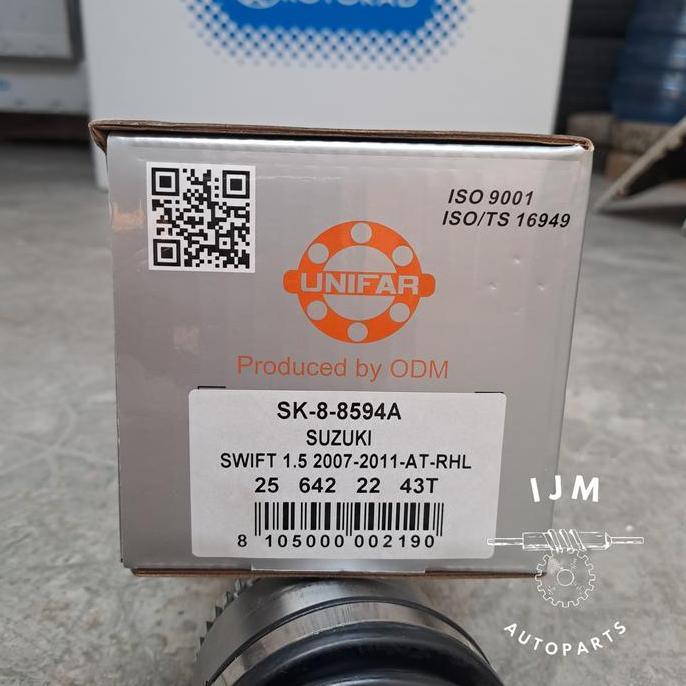 CV Joint As Roda Assy Kanan Suzuki Swift Matic 2007 - 2011 Unifar
