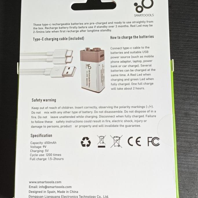 BATERAI SMARTOOOLS AA/AAA/9V/C/D RECHARGEABLE POWERBATTERY || BATERAI/BATERE/BATTER SMARTOOOLS AA 26