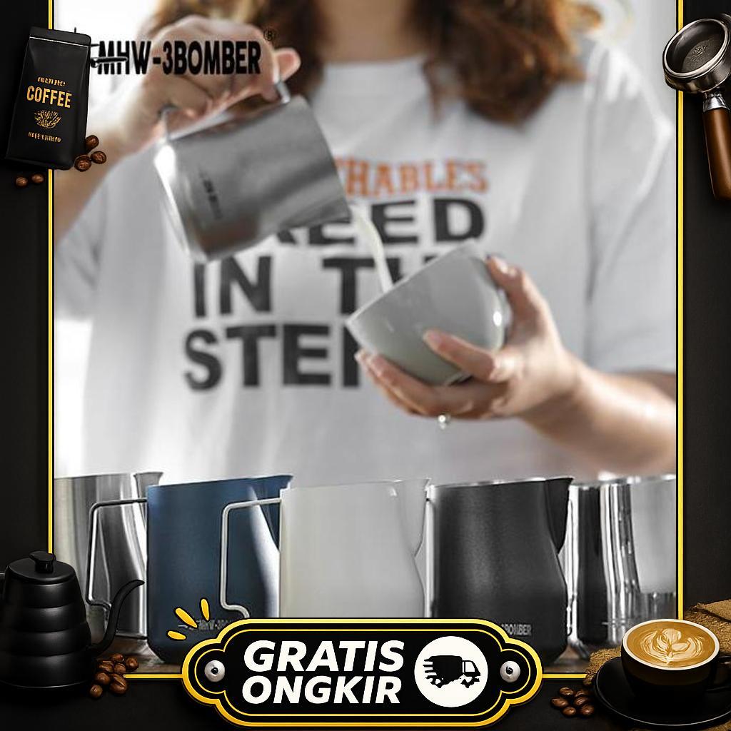 Mhw-3Bomber - 450Ml Turbo Milk Pitcher Stainless Steel 304 Better Fusion Of Milk Foam / Milk Jug / M