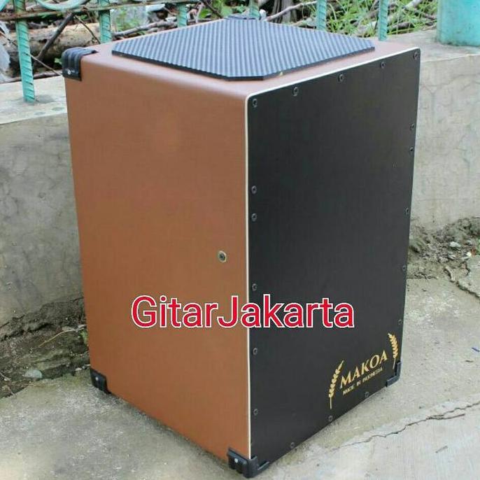 CAJON PORTABLE  MAKOA COKLAT BUAT NGBAND