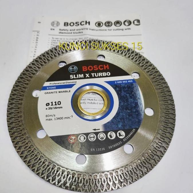 Diamond Wheel Bosch Batik / Mata Potong Gurinda Granite 4" inch Bosch Batik