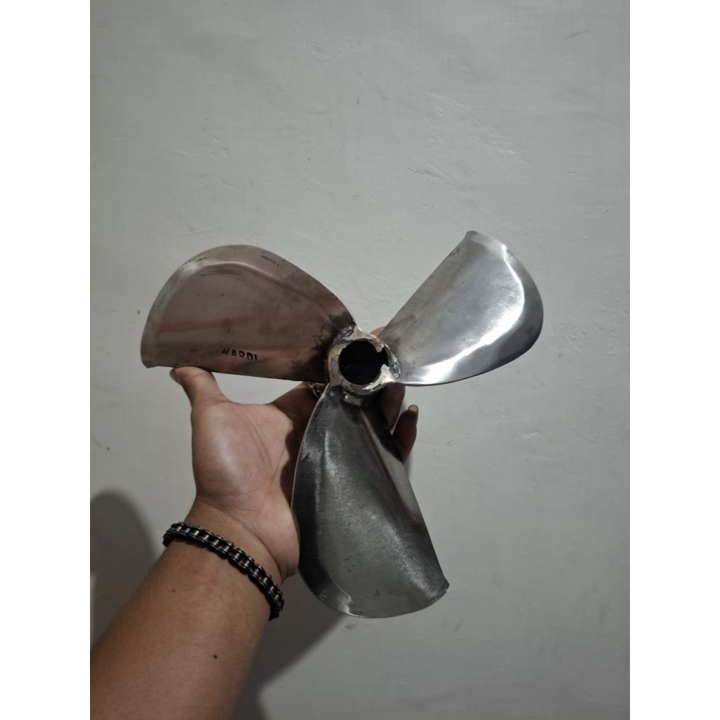 Kipas perahu/baling baling perahu balap KND 220 asli baja stainles