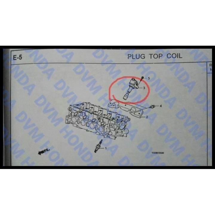 DISKON IGNITION COIL TRIVINDO BRIO/BRV DG1/CITY GM2 GM6/FREED/HRV 1.5 RU/JAZZ GE GK/MOBILIO 