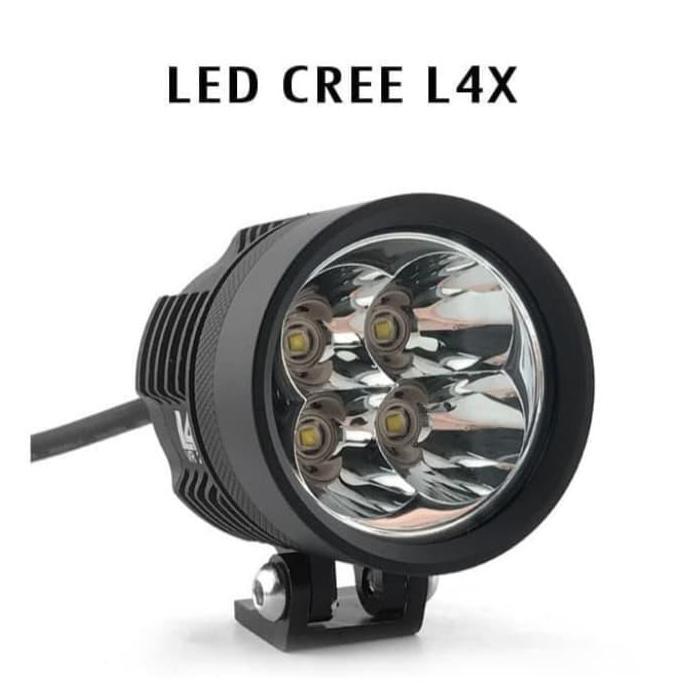 Lampu Led Cree Sorot Tembak L4X 4 Mata 40 Watt Motor Mobil