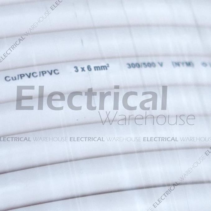 Promo Kabel Listrik Nym 3X6Mm2 Pulung (3X6Mm 3X6 Mm 3 X 6 Mm2) Cod