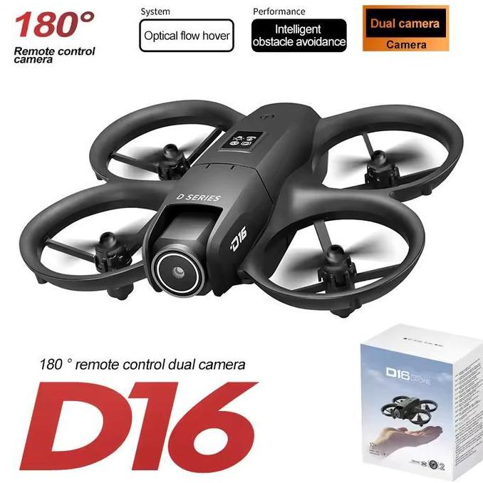 [Drone D16 Mini] 4K Motor Bushless 8K Hd Aerial Profesional Dengan Kacamata Vr Helikopter Optical Fl