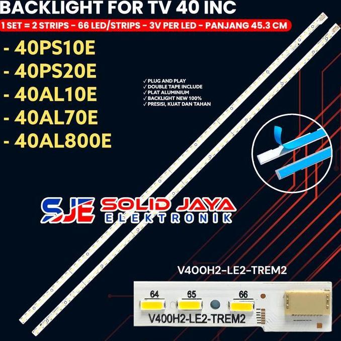 TERLARIS BACKLHT TV LED 40 INCH 40PS10E 40PS20E 40AL10E 40AL800 40AL70E 40PS10 40PS20 40AL10 40AL70 