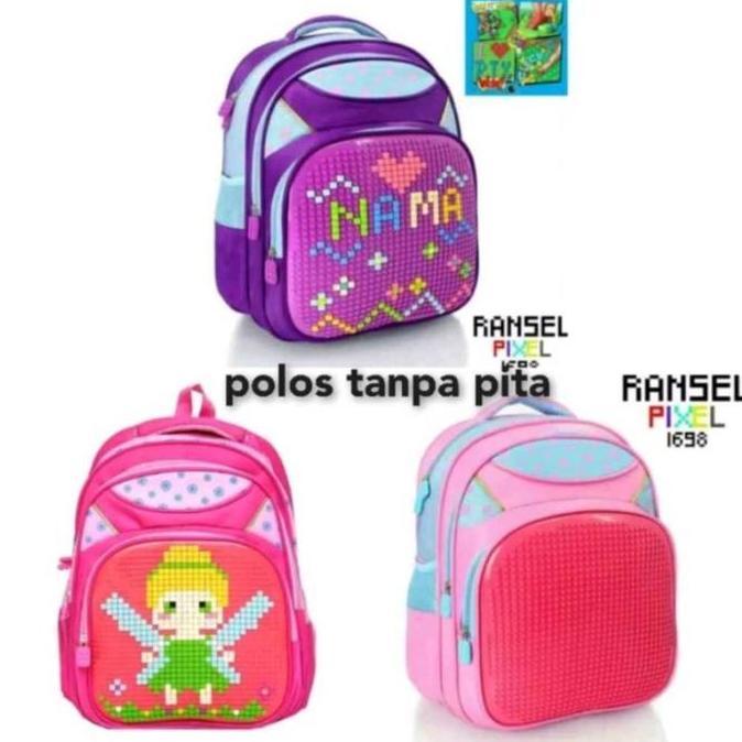 STOK TERBATAS - TAS RANSEL SEKOLAH LEGGO ANAK SD CEWEK/COWOK KREATIF BISA BONGKAR PASANG SUKA2 Trend