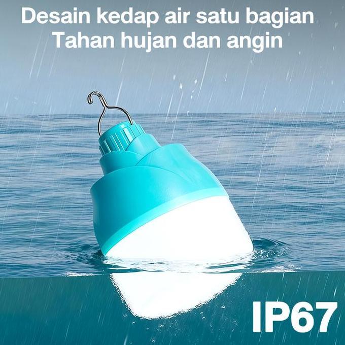 Moon- Lampu Emergency Lampu Camping Lampu Taman Lampu Tenda Outdoor 600W  Charger Lampu Emergency Bi