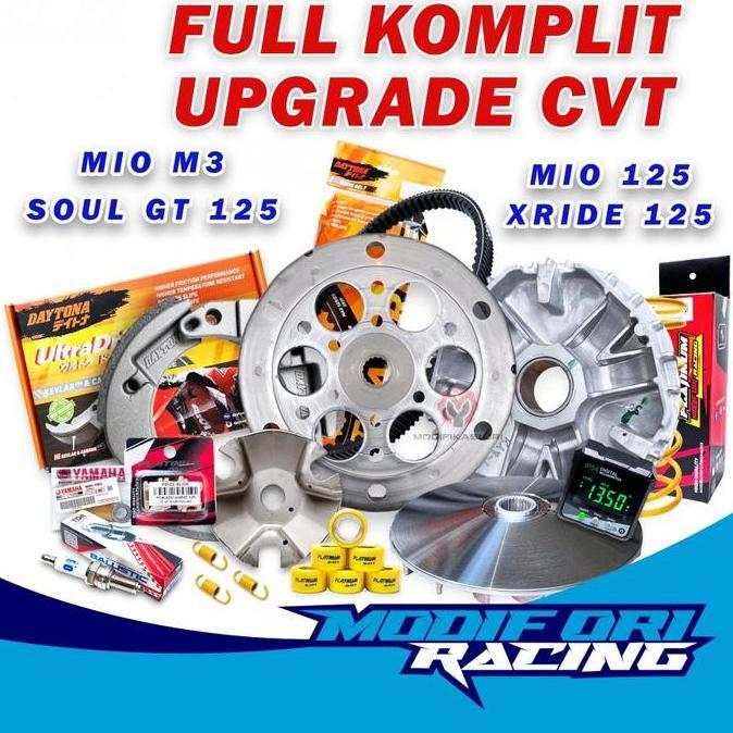 Kirian Cvt X Ride Paket Komplit Mio M3 - Fino Fi 125 - X Ride 125 Upgrade Cvt Kirian Mio Racing Moto