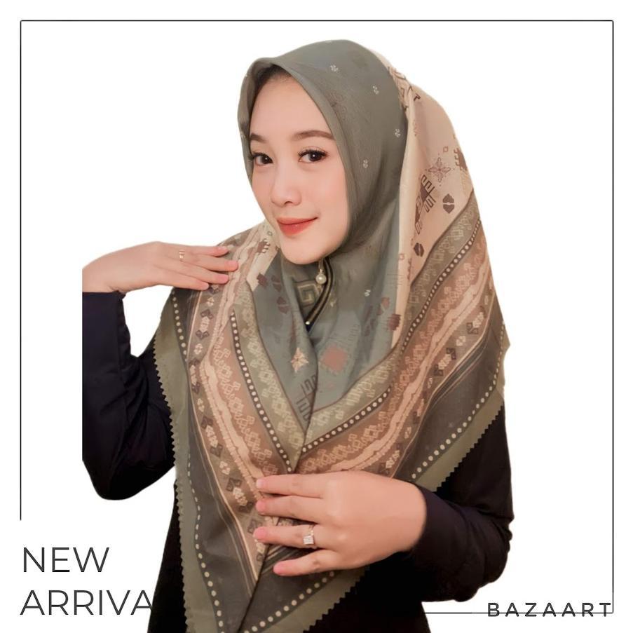 Termurah HIJAB INSTAN RESLETING ZIPPER MOTIF