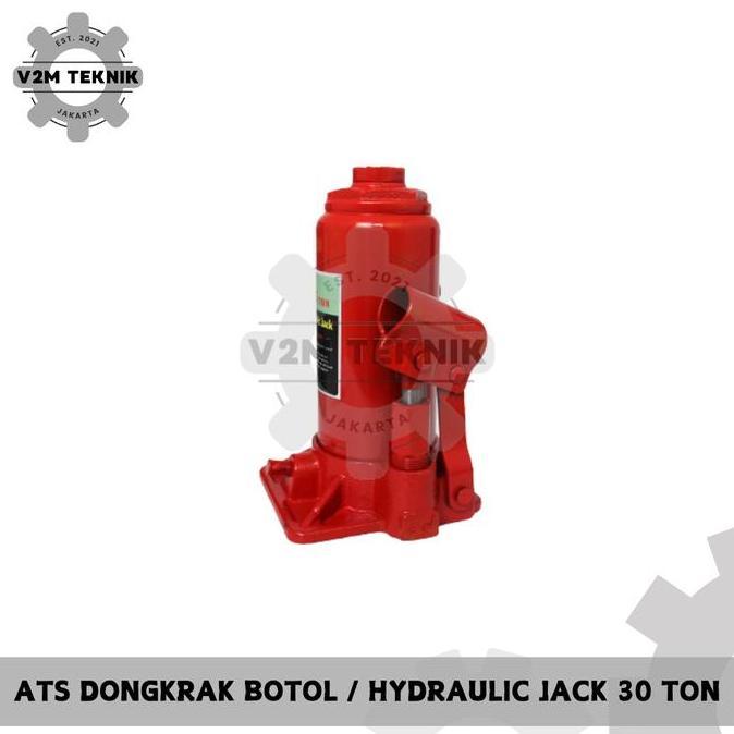 Murah Ats Dongkrak Botol 30 Ton / Hydraulic Jack 30T / Dongkrak Model Botol