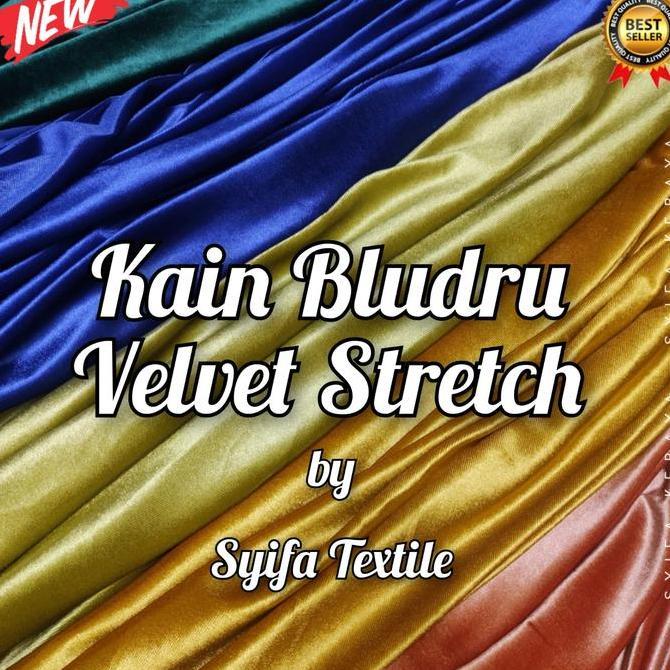 Sora- Kain Bludru Velvet / Kain Bludru Stretch Melar Tebal Mewah / Kain Beludru Meteran / Bahan Kain