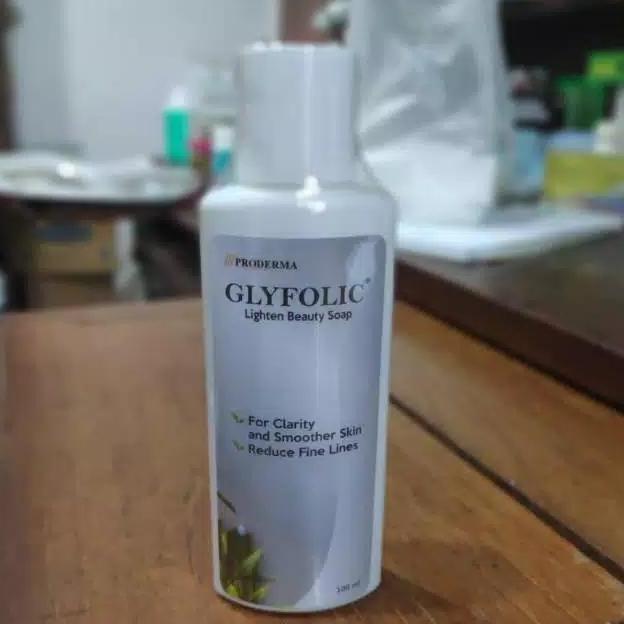 Glyfolic lighten beauty soap - sabun pencerah & angkat sel kulit mati