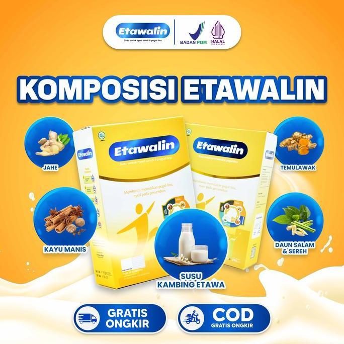 Runmilk- Susu Etawalin Asli Original Official Paket 3 Box Etawalin