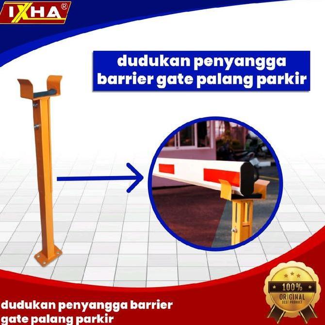 dudukan penyangga barrier gate palang parkir