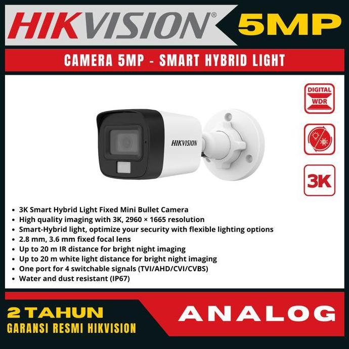 cctv hikvision 5mp turbo hd outdoor kamera camera cctv
